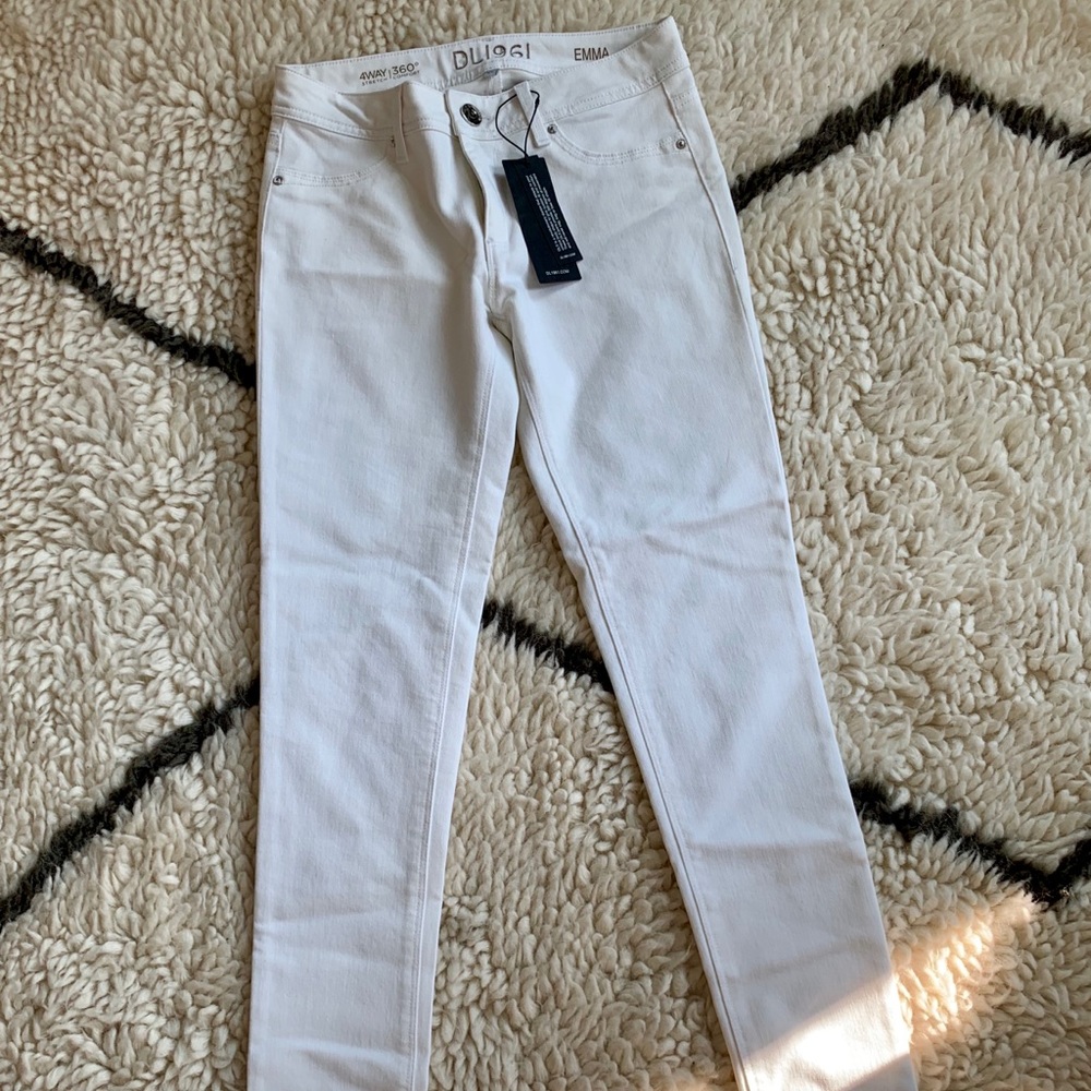 White DL1961 jeans